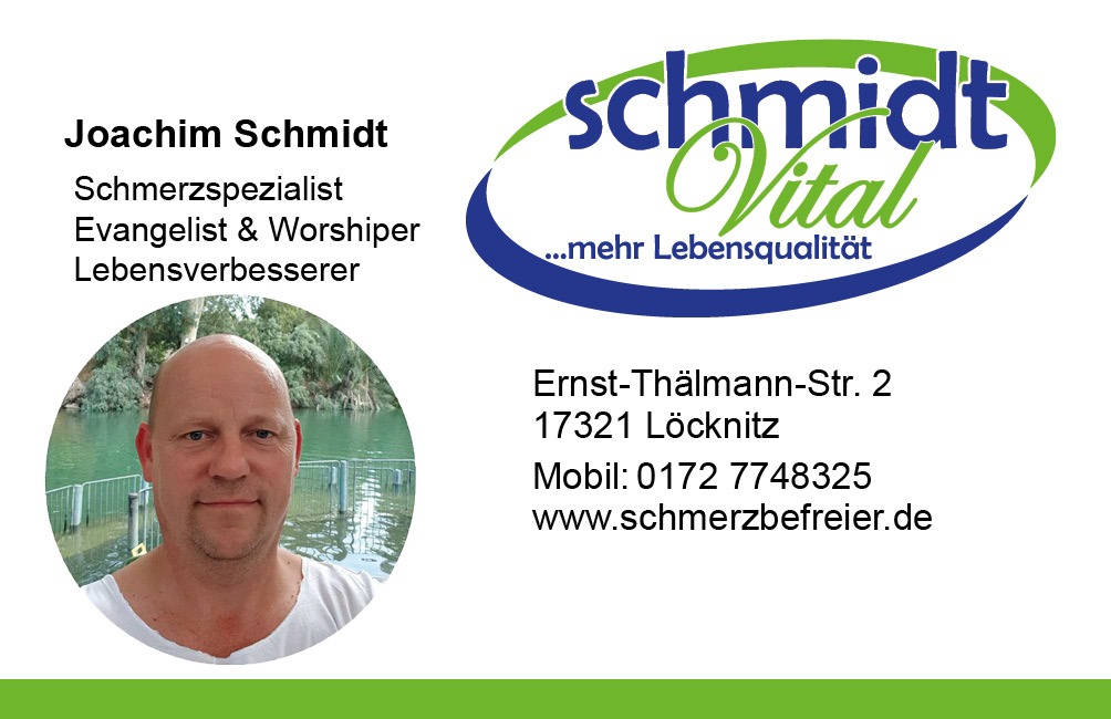 Joachim Schmidt Visitenkarte